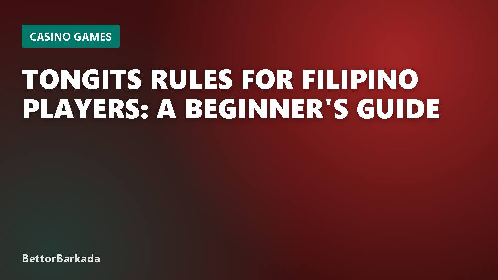 Tongits Rules for Filipino Players: A Beginner's Guide